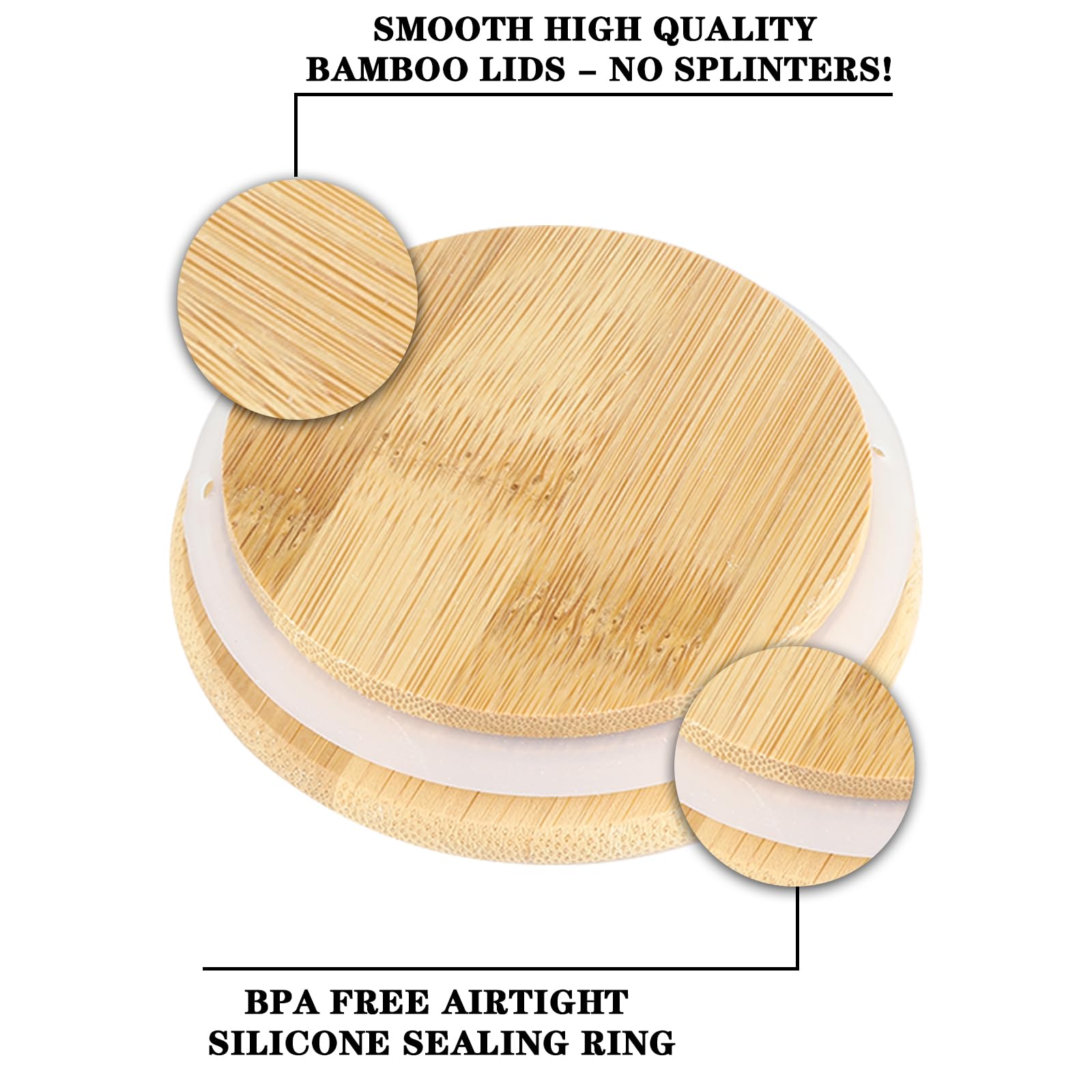 APITOS Dog Treat Jar Set of 3-Glass Dog Treat Container with Bamboo Lids,Airtight Pet Biscuit Treat Tin with 1Bamboo Tray,Fashionable Dog Food Storage Containers for Dogs and Cats - Image 3
