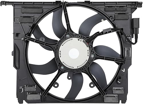 Miniatura 2 de ECCPP Conjunto de ventilador de refrigeración del radiador para 530i 2009-2011 para 528i 2009-2010 2012-2013 para 530i 2009-2015 para 535i 2009-2015