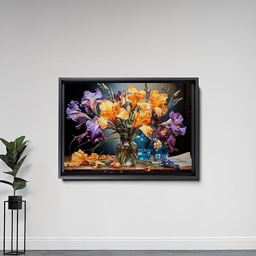 Miniatura 5 de Provence Blooms, Acrylic Iris Prints, Captivating Canvas Wall Art Celebrating the Beauty of Flowers, Canvas, Art Print
