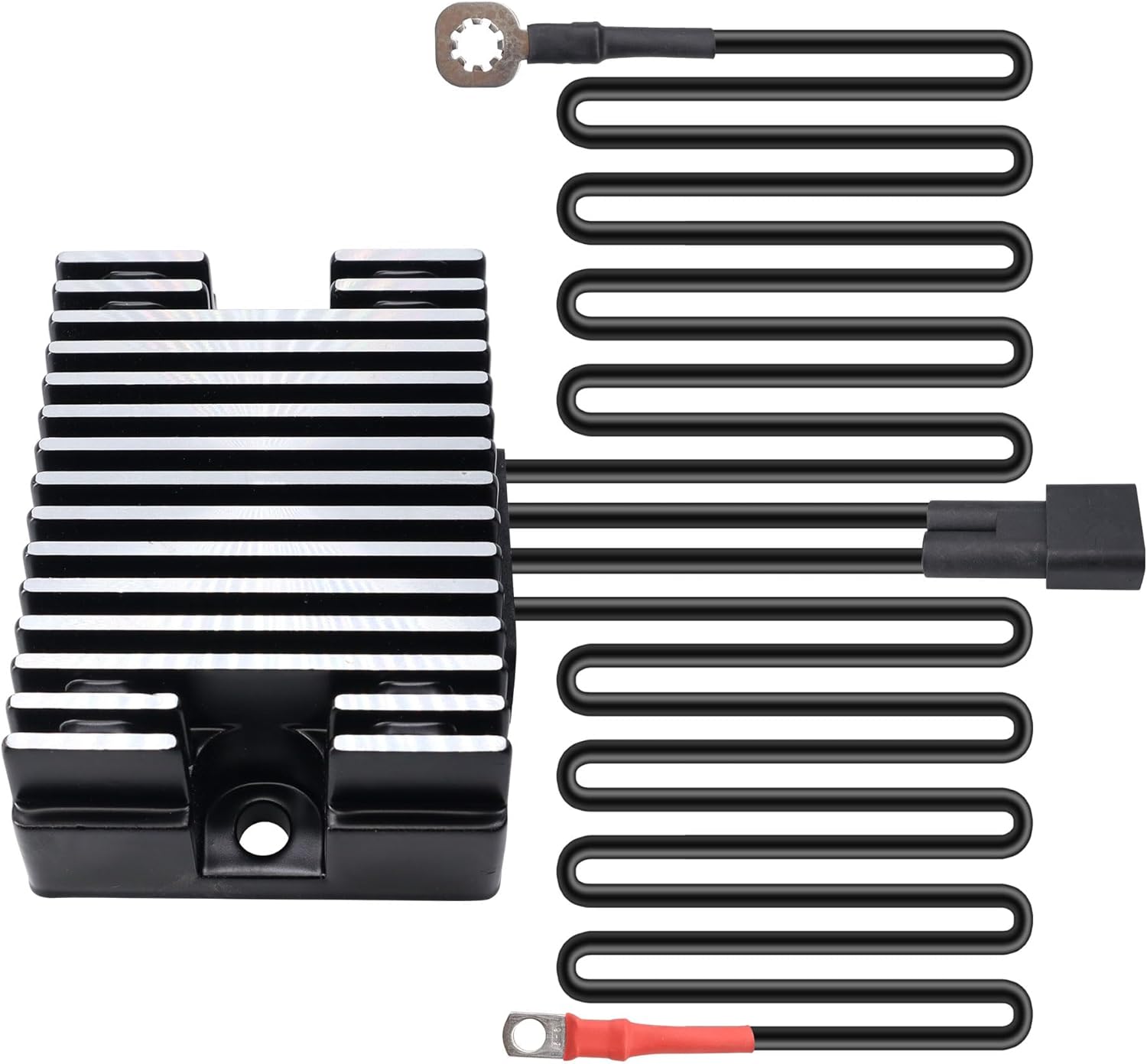 HiSport 74518-99 Voltage Regulator Rectifier - Compatible with Harley Davidson Dyna Glide 1999-2003 Dyna Super Glide 1450 1999-2003 Softail 1450 2000 Heritage Softail 1450 2000 Replaces 74518-99A