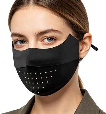Mealah 3D Breathable Face Mask with Airflow Holes for Men & Women Reusable Comfort Mask for Outdoor, Sports & Daily Wear
