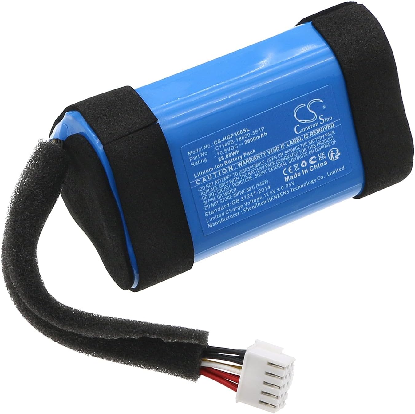 VI VINTRONS 2600mAh Battery for Harman/Kardon GO + Play 3 C1146B-18650-3S1P,