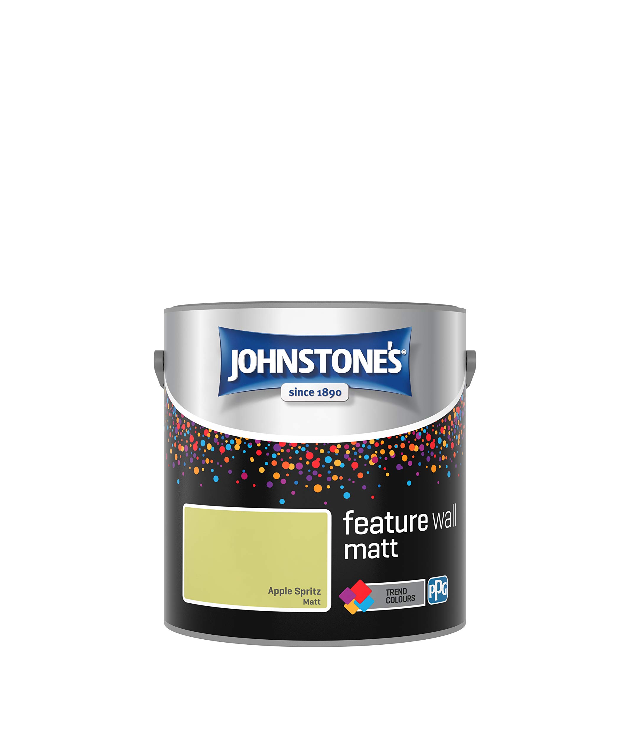 Johnstone's Feature Wall Matt Emulsion Paint - Apple Spritz 2.5L