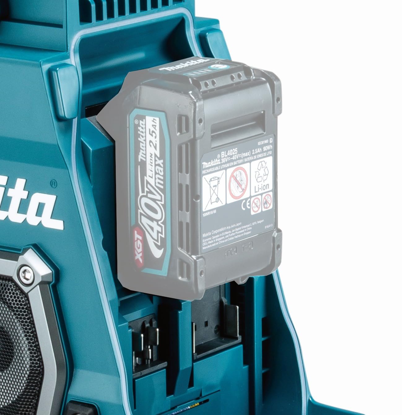 MAKITA MR004GZ Radio a batería 40V IP65 Bluetooth
