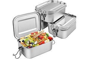 Premium 4-Piece Stainless Steel Bento Lunch Box
