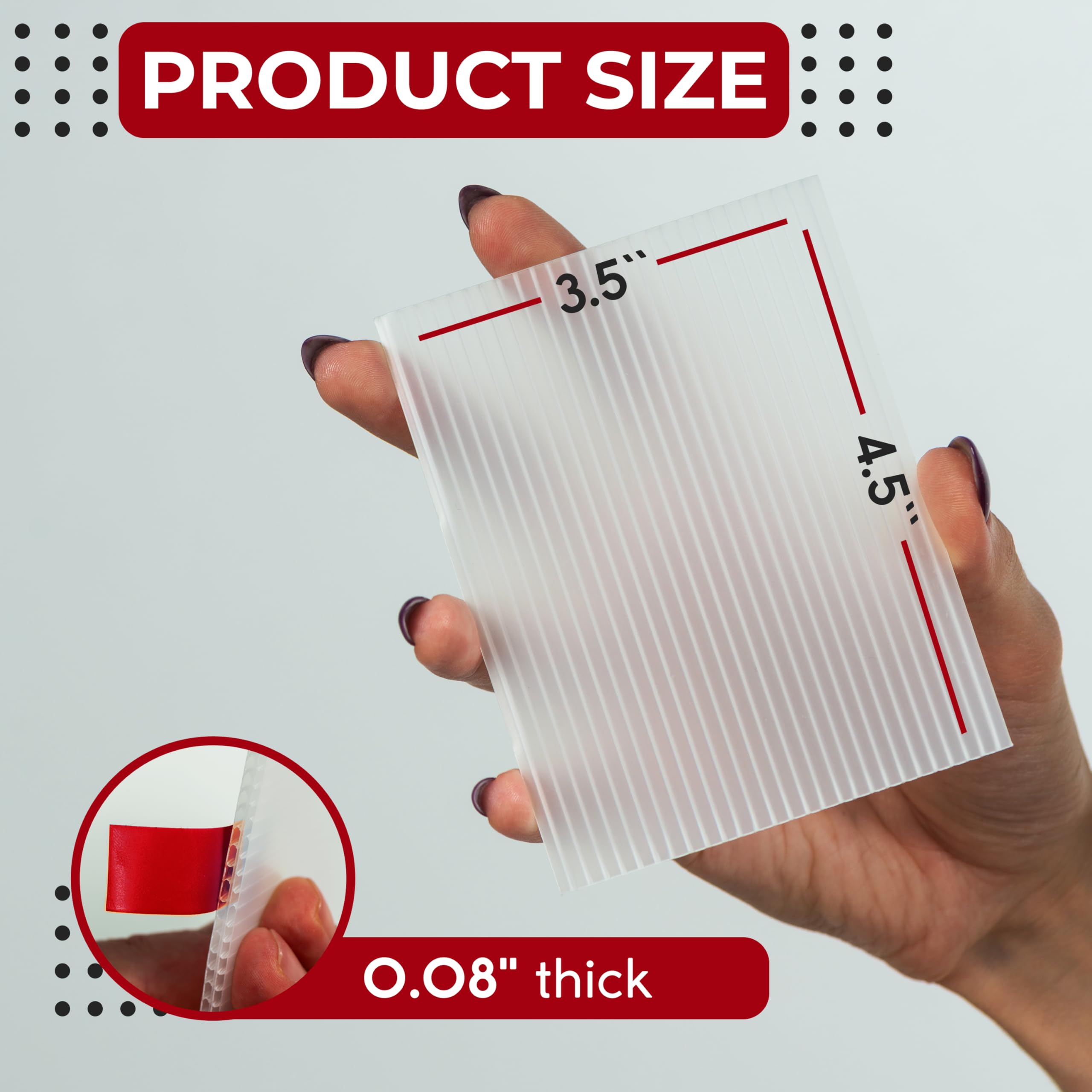 Granatan Trading Card Shipping Protector 120 Pack, 3.5