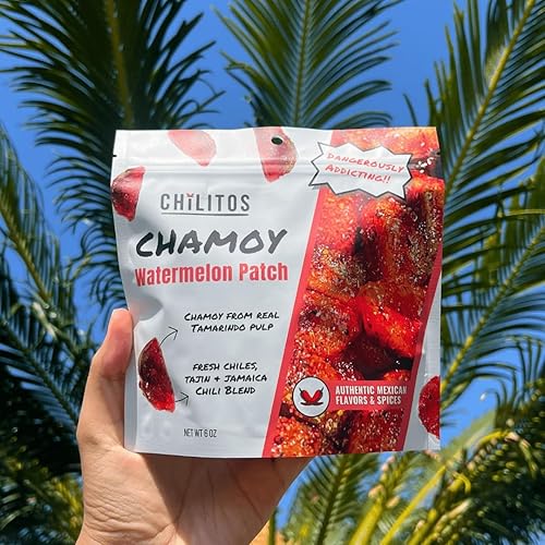 Miniatura 3 de Chilitos Dulces, agrios y picantes caramelos de chamoy  Gomitas mexicanas y chamoy Gushers para todas las edades, auténticos enchilados Dulces