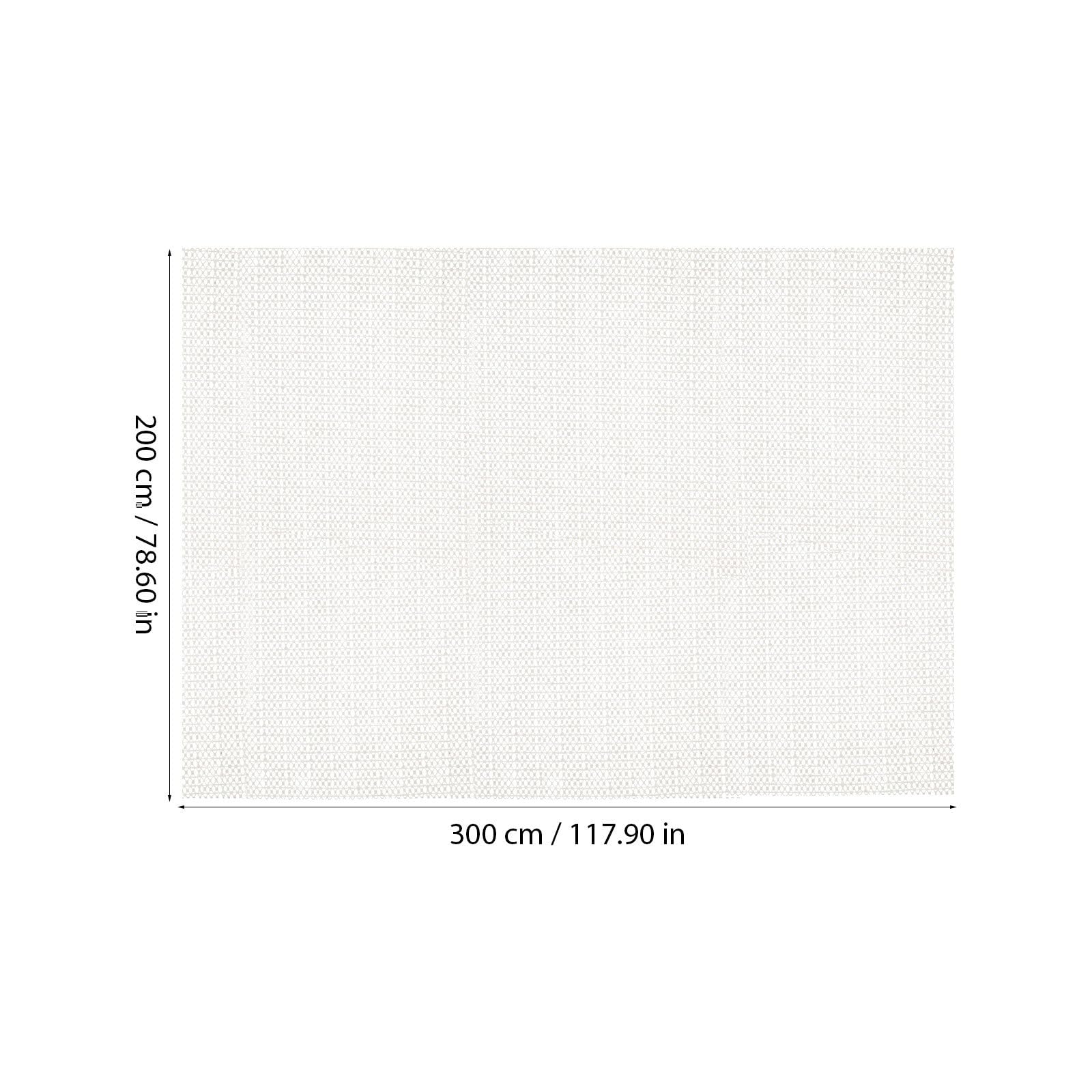 rutschfeste Teppichunterlage 200X300cm für Büro und Wohnzimmer aus Robustem PVC mit Bodenschutz und Anti Curling Funktion für Flächenteppiche