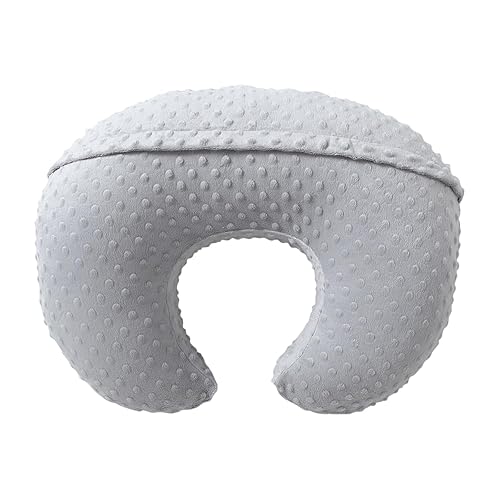 Miniatura 10 de Funda de almohada de enfermería Fundas de almohada de lactancia materna Funda de punto de felpa (rojo fresa)