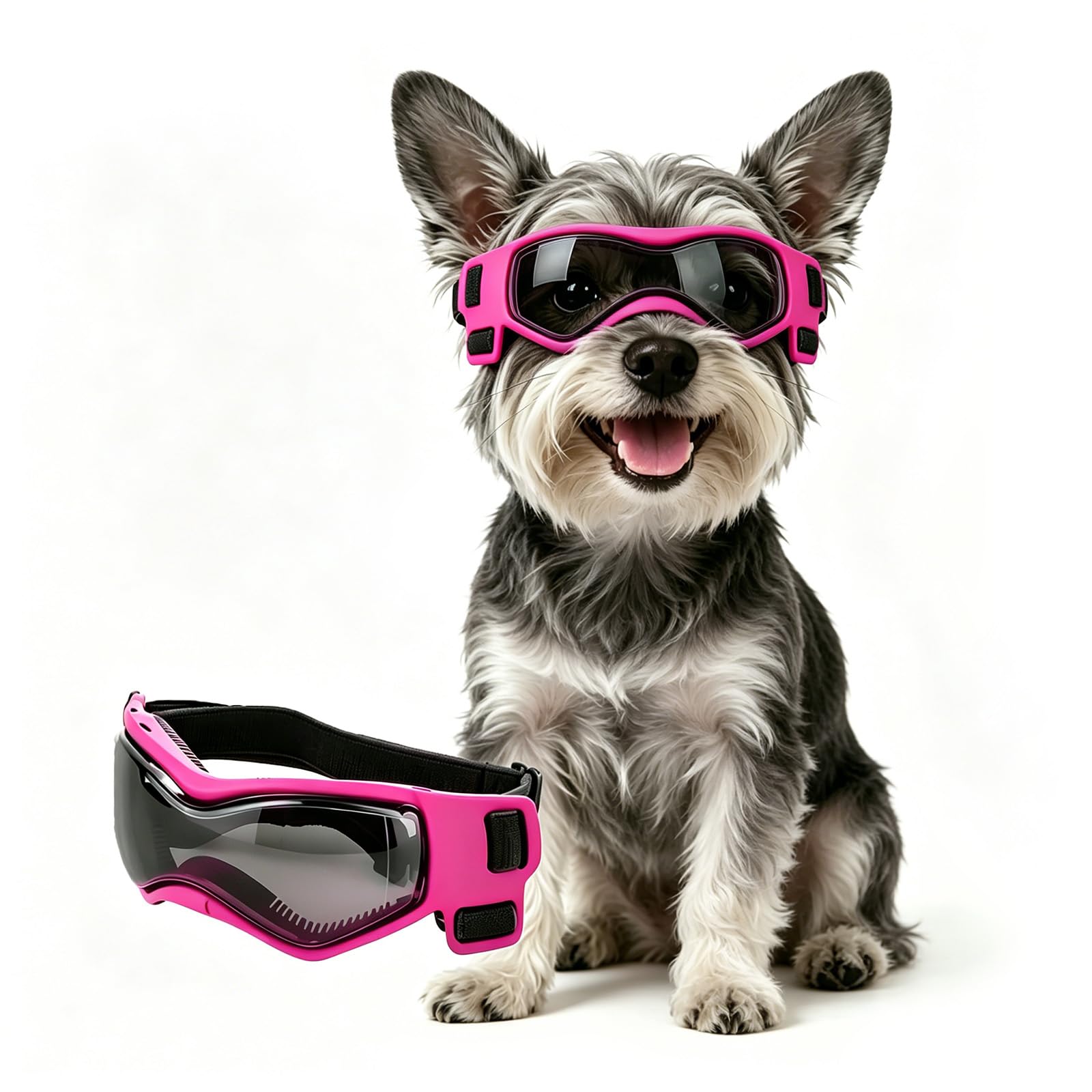 Amazon | PETLESO 小型犬用ゴーグル、犬用サングラス、小型犬用uv