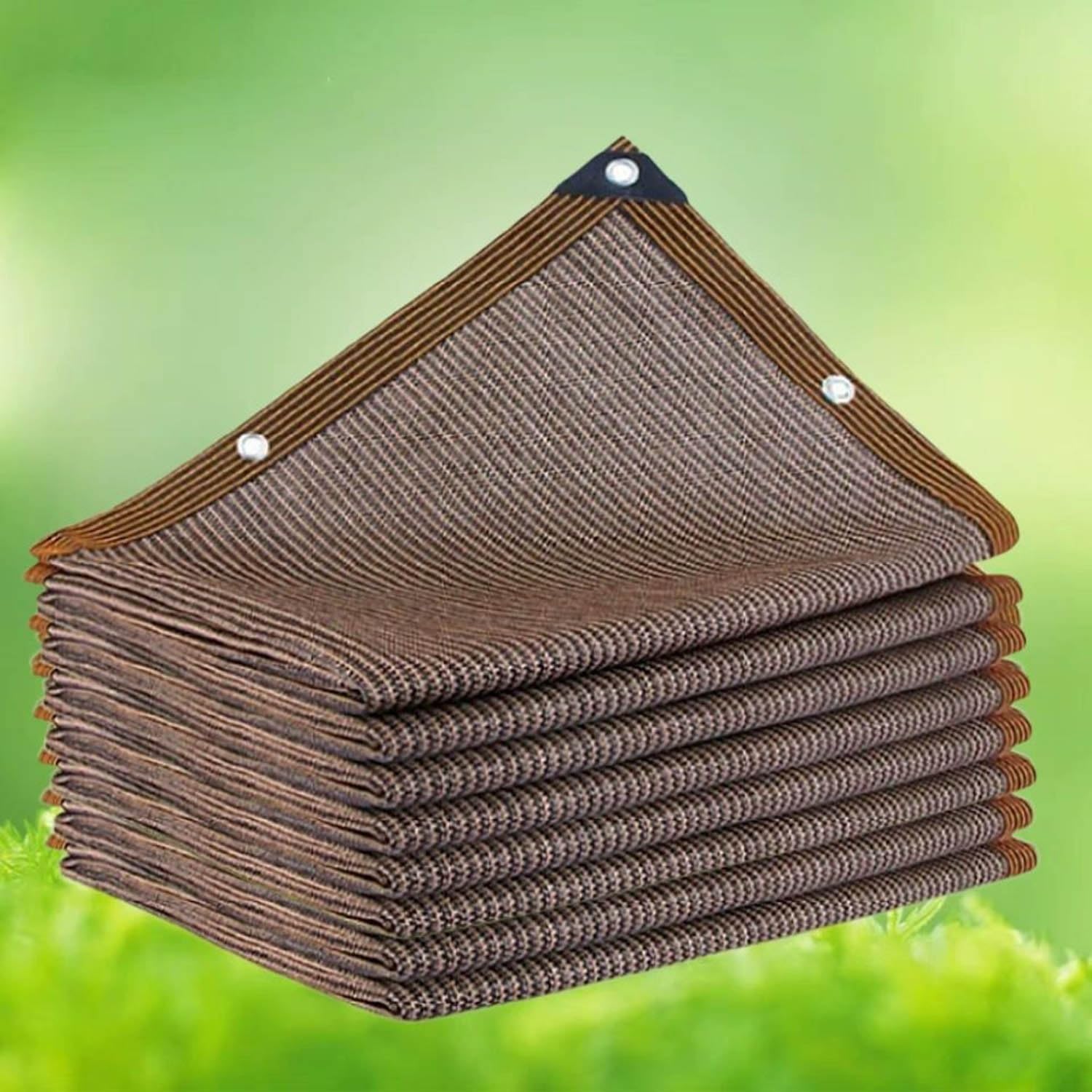 GJZQDKX Garden Shade Netting 1x2M 3x2M 4x5M with Grommets, Sun Protection for Patios, Pergolas, Greenhouse Covers, UV Resistant Outdoor Shade Cloth (6x6m)