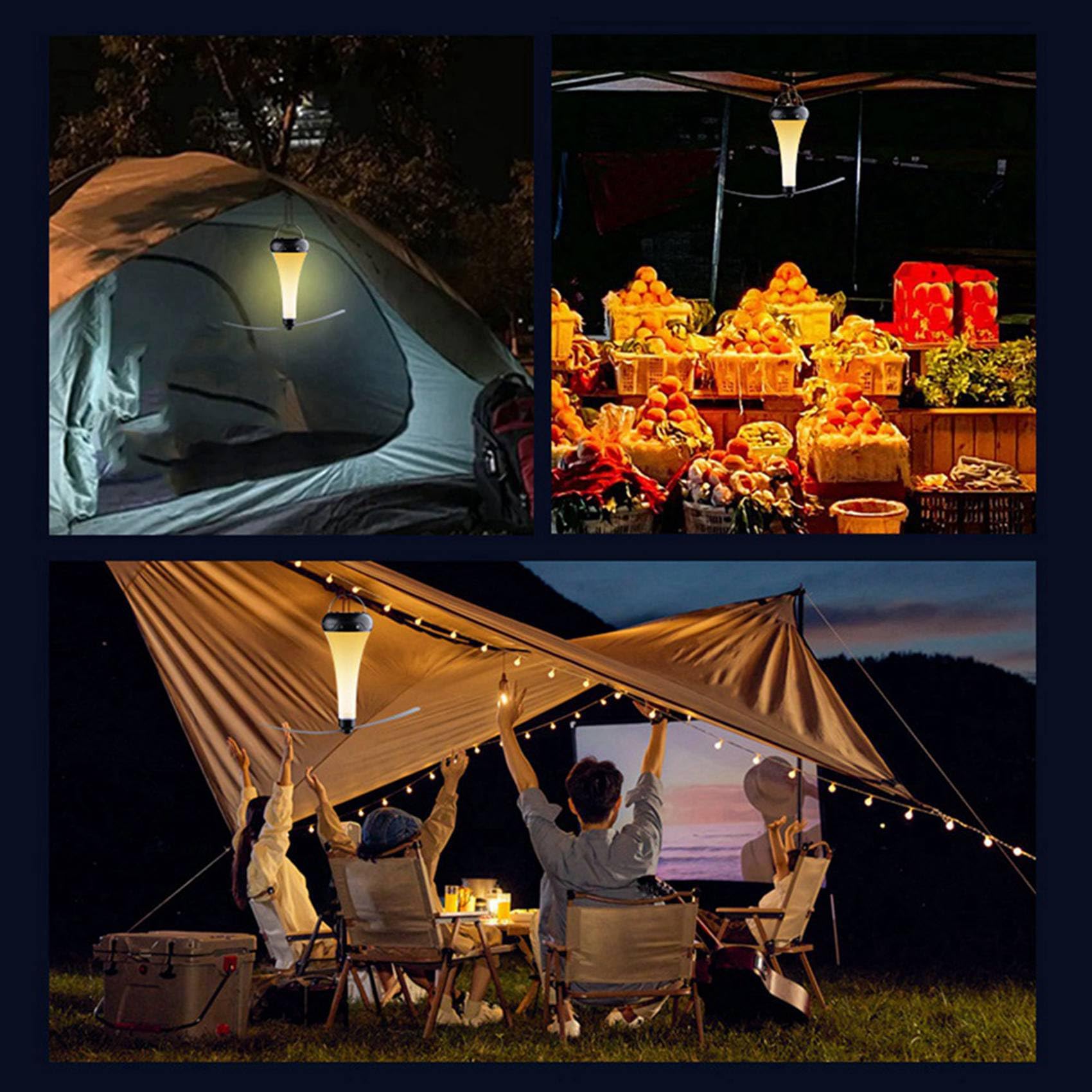 5X Ventilatori Antimosche da Tavolo Ventilatore Repellente per Mosche per Interni Ed Esterni con Luce Anti-Insetti per Picnic, Feste, Ristoranti e Barbecue