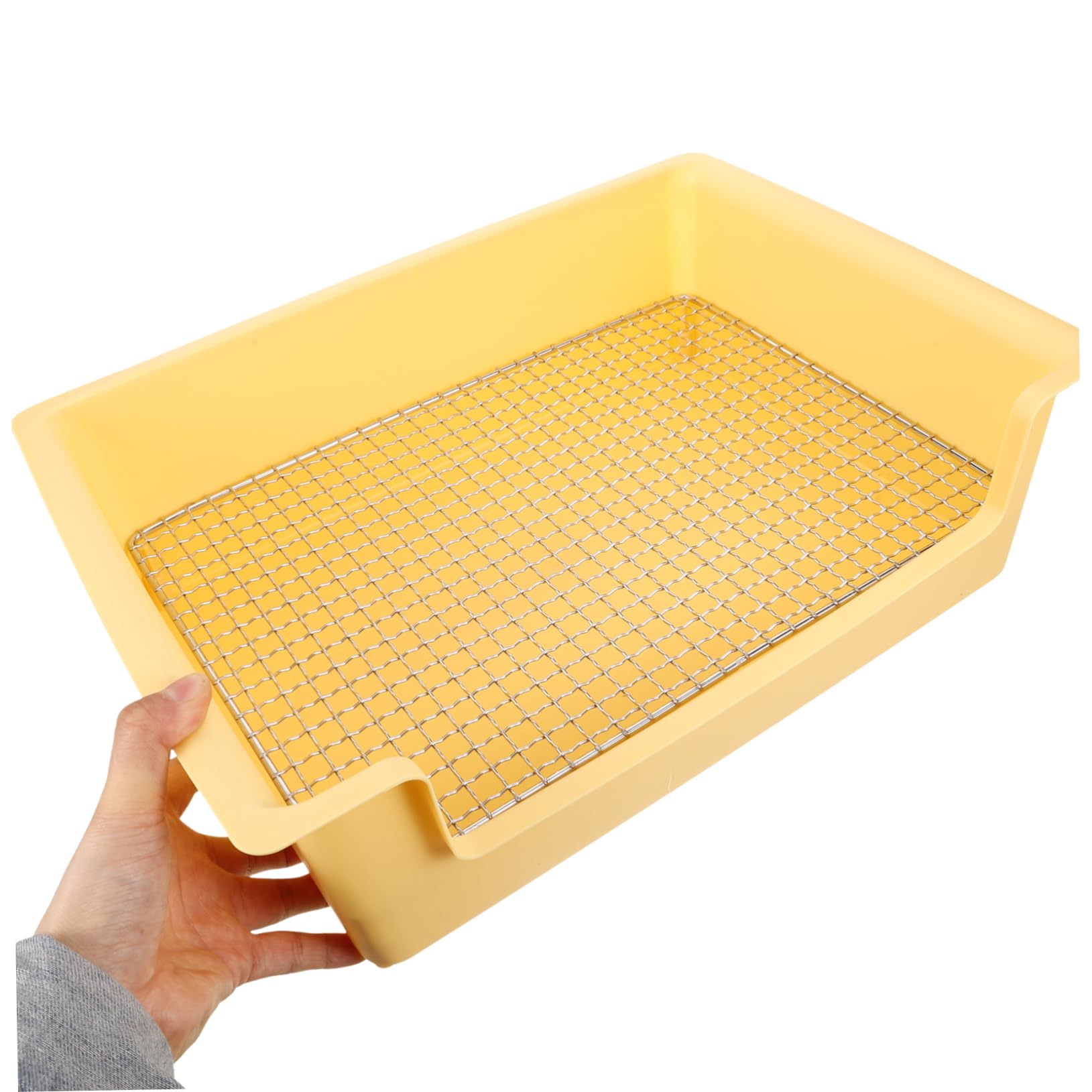 Abaodam Lettiera per Conigli Piccoli Animali Vaschetta per Furetti Porta Tappetino Assorbente Lettiera per Criceti