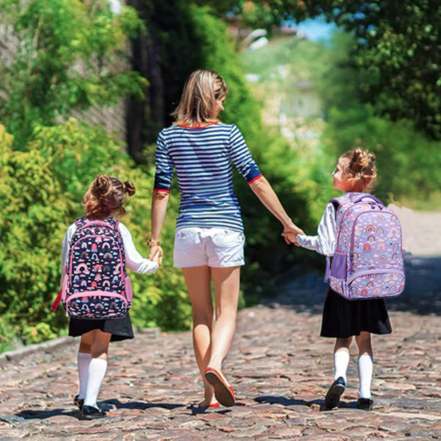 Backpack Unicorn for Girls School Preschool Backpack for Girls 3 IN 1 School Bookpack Set with Lunch Bag Pencil Bag - Image 7