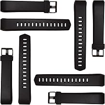 Wrist Bands Replacement for ID115Plus HR, Black Fitness Watch Wristbands Set for Very Fit Pro Activity Tracker Smart Watch Bands Straps