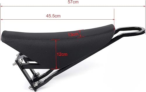 Miniatura 2 de Gdrasuya10 Silla de montar y soporte de motocicleta estilo asiento para bicicleta de montaña eléctrica playa crucero