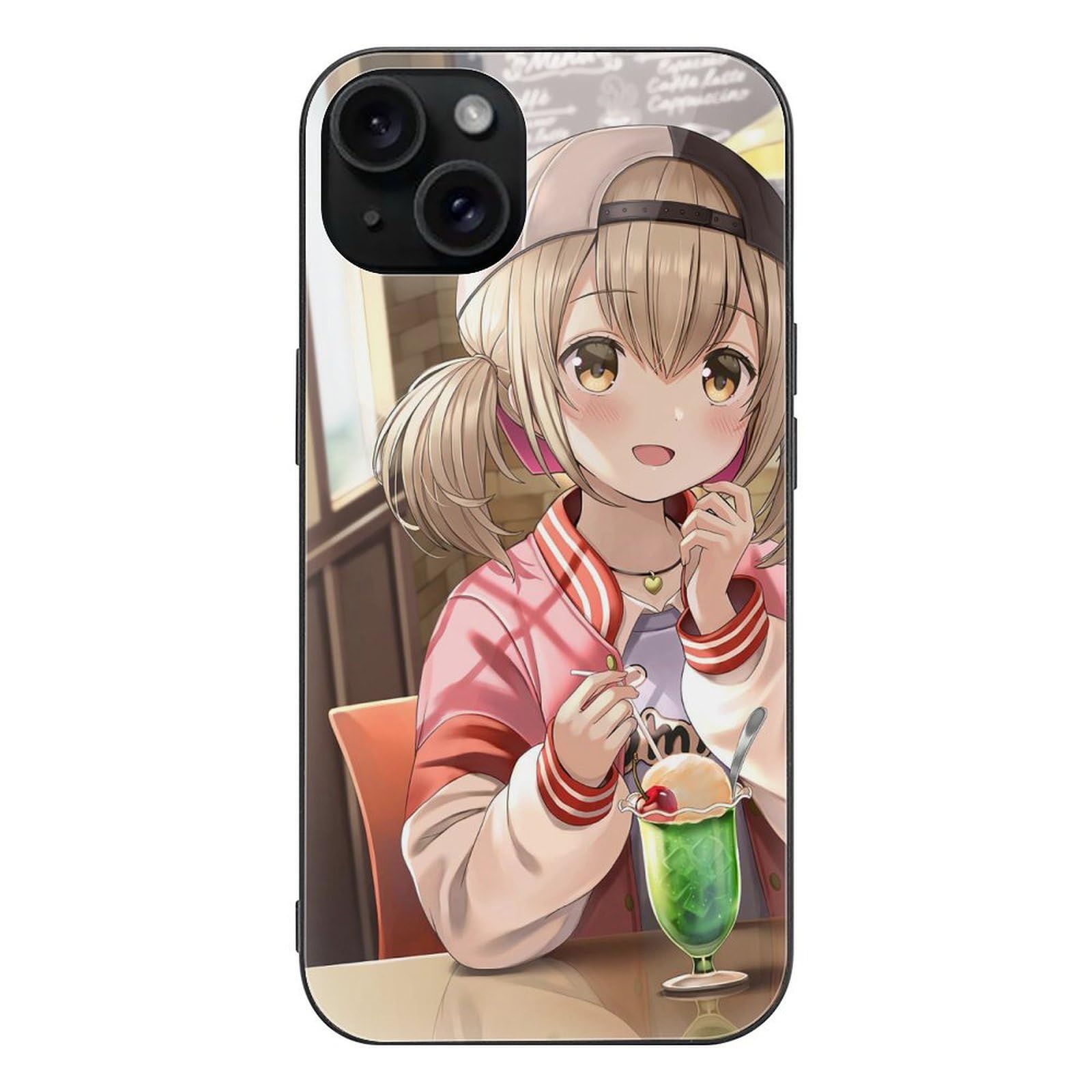 Amazon.co.jp: iPhone 15 ケース おしゃれアニメ柄 VTuber 小豆沢こは