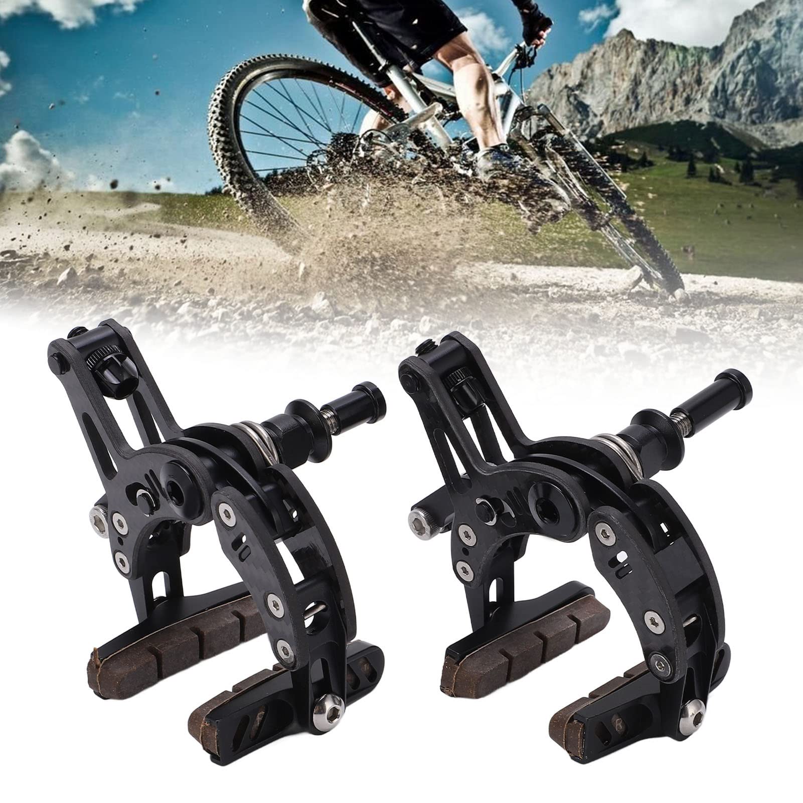 Amazon | Cキャリパーリムブレーキ、シンプルな操作ロードバイク用の