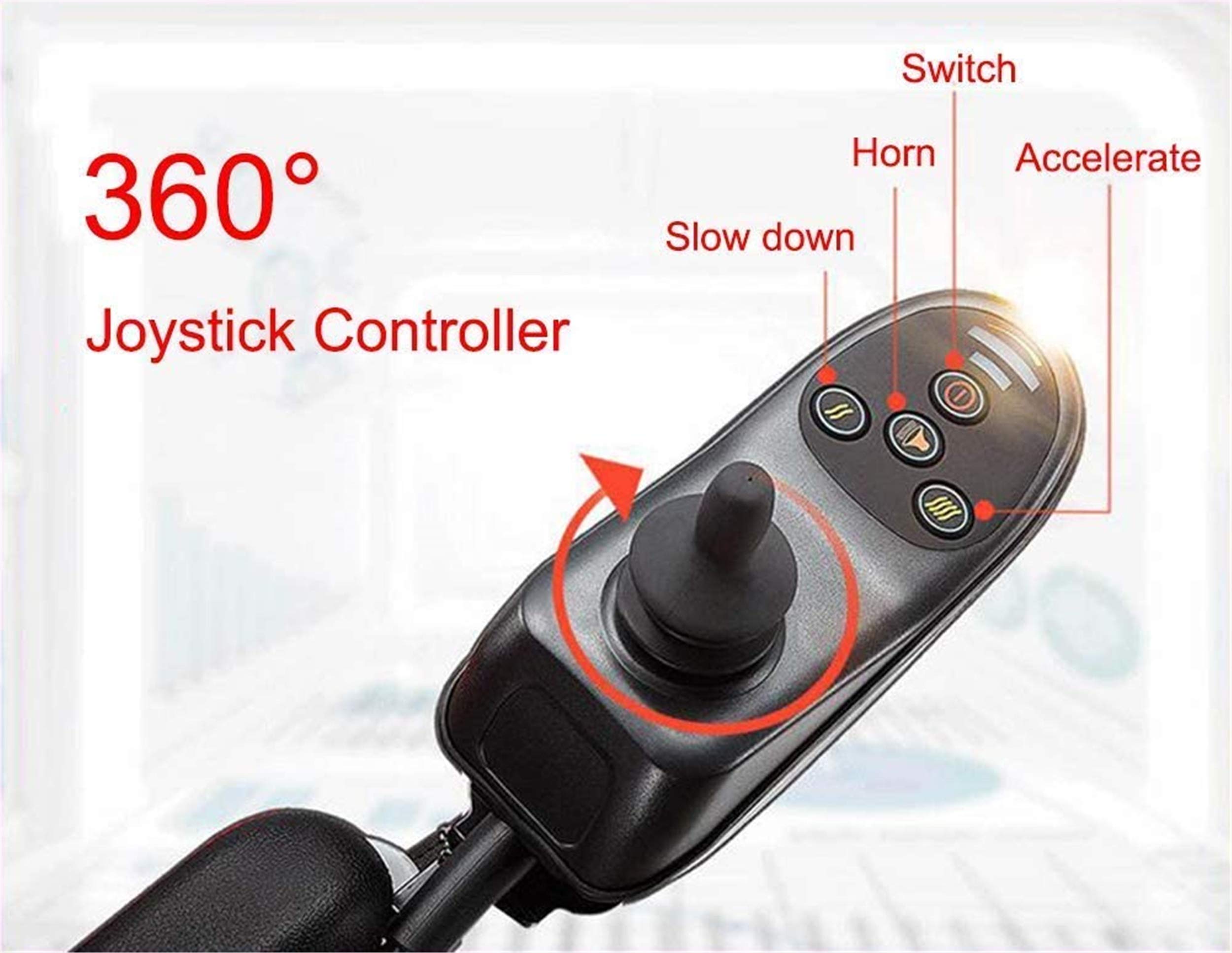 Silla de ruedas eléctrica plegable y ligera, diseño duradero y compacto, fácil de transportar, pesa 34 kg