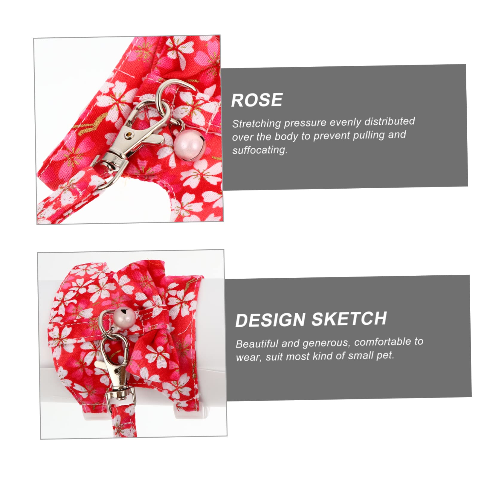 BESPORTBLE 2sets e Guinzaglio Regolabile Per Furetti Design Traspirante e Attività All Colori Casuali
