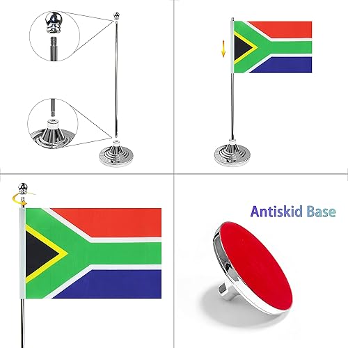 Miniatura 107 de WXTWK Paquete de 2 banderas japonesas de escritorio, pequeñas banderas de mesa japonesas con base de soporte, decoración de celebración de eventos