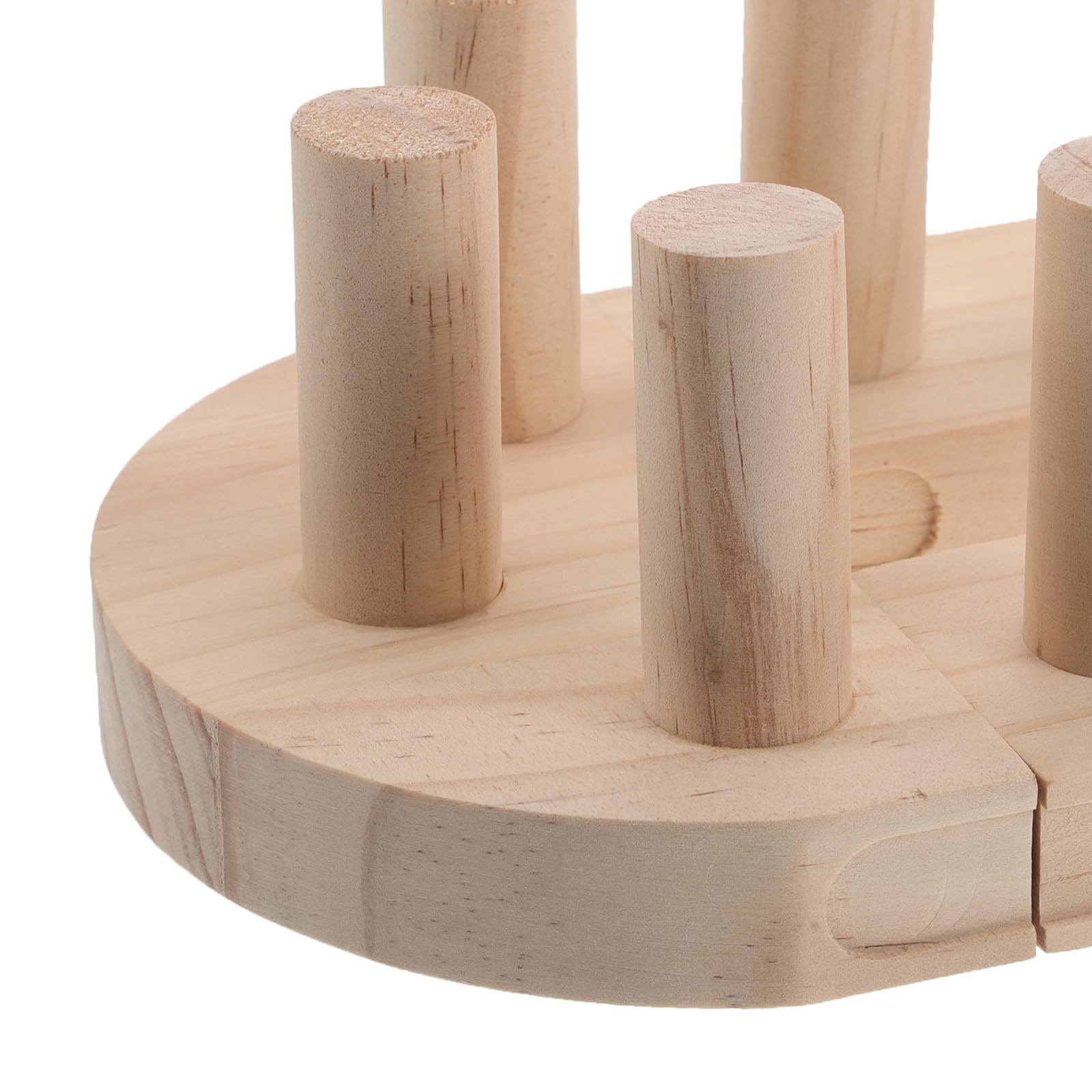 Cadre à Tricoter en Bois Multifonction pour Fabrication de Couvertures et Écharpes, Base Modulaire Réutilisable Accessoires de Tricot pour Usage à Domicile Studio