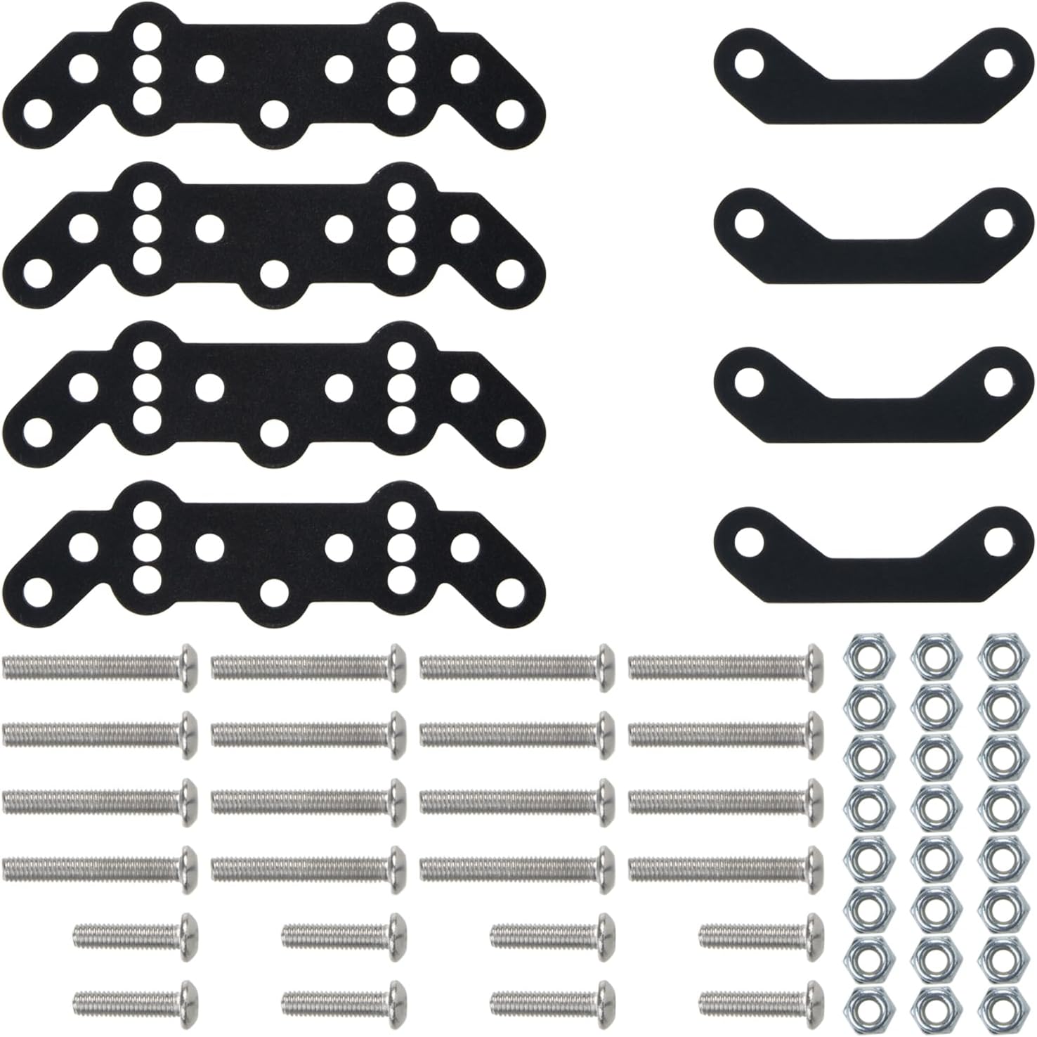 Aluminum Front & Rear Axle Heighten Shock Damper Mount Set for Tamiya Super Clod Buster/Bullhead/ClodBuster 1/10 RC Truck Car Upgrade Parts