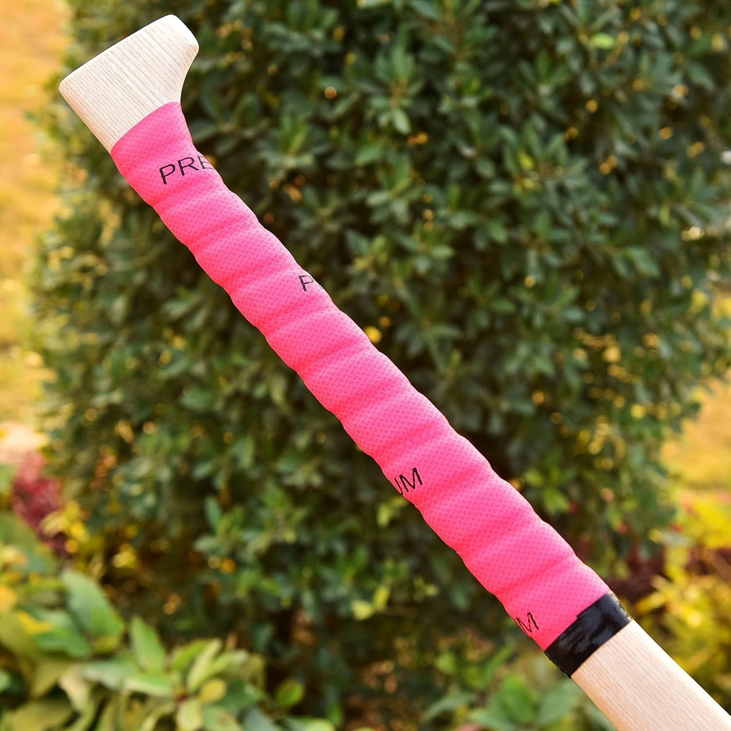 Smart and Sharp Premium Quality Ash Wood Hurling Stick 34 inches (Pink Handle) (Adult, Smart and Sharp Sports Inc.) (Include Cover) (Pink, Wood)