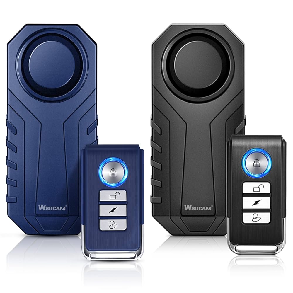 Amazon.com: WSDCAM Bike Alarm 2 Pack 113dB Wireless Anti