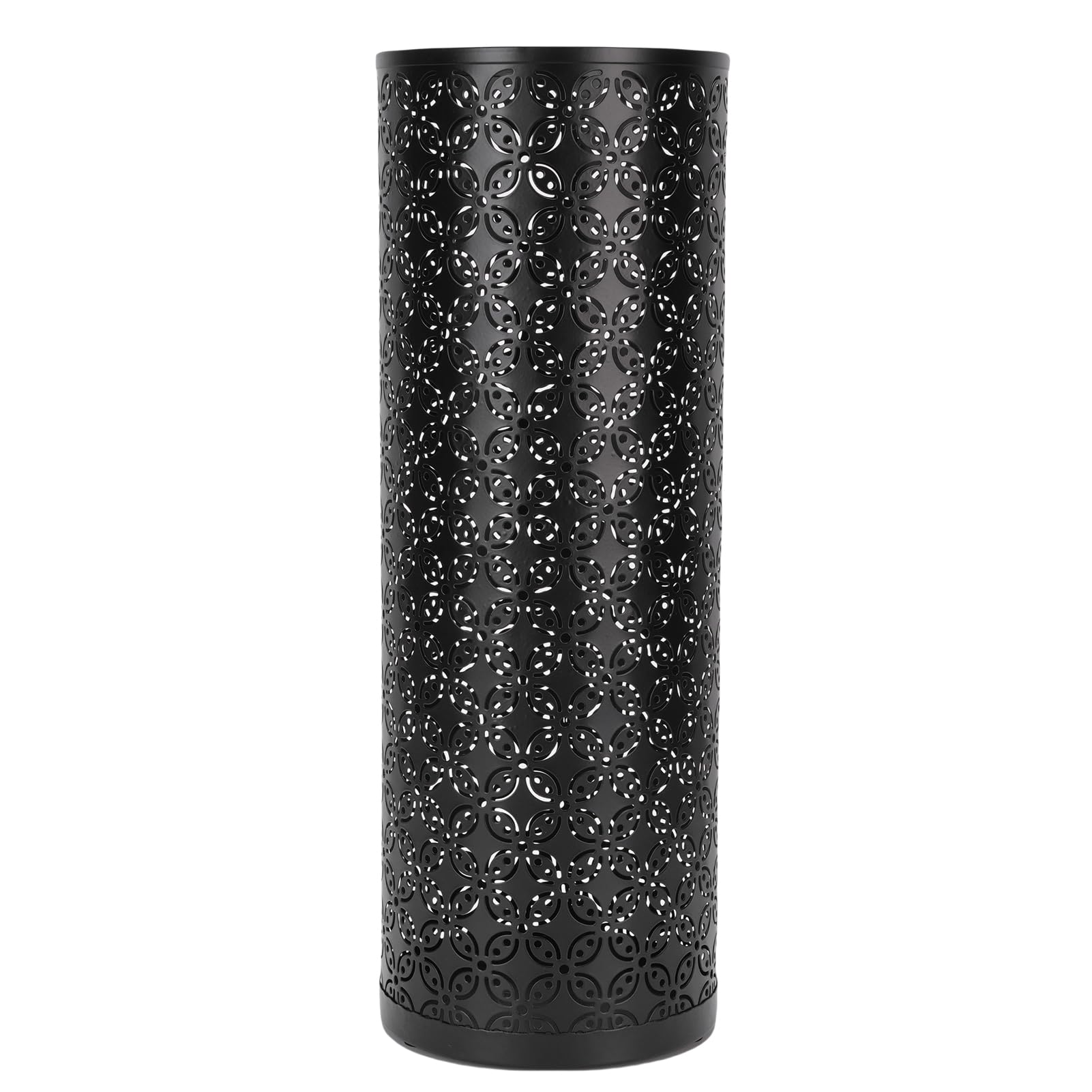 AMONIDA Soporte Redondo para Paraguas, Diseño Compacto de Aleación (BLACK)