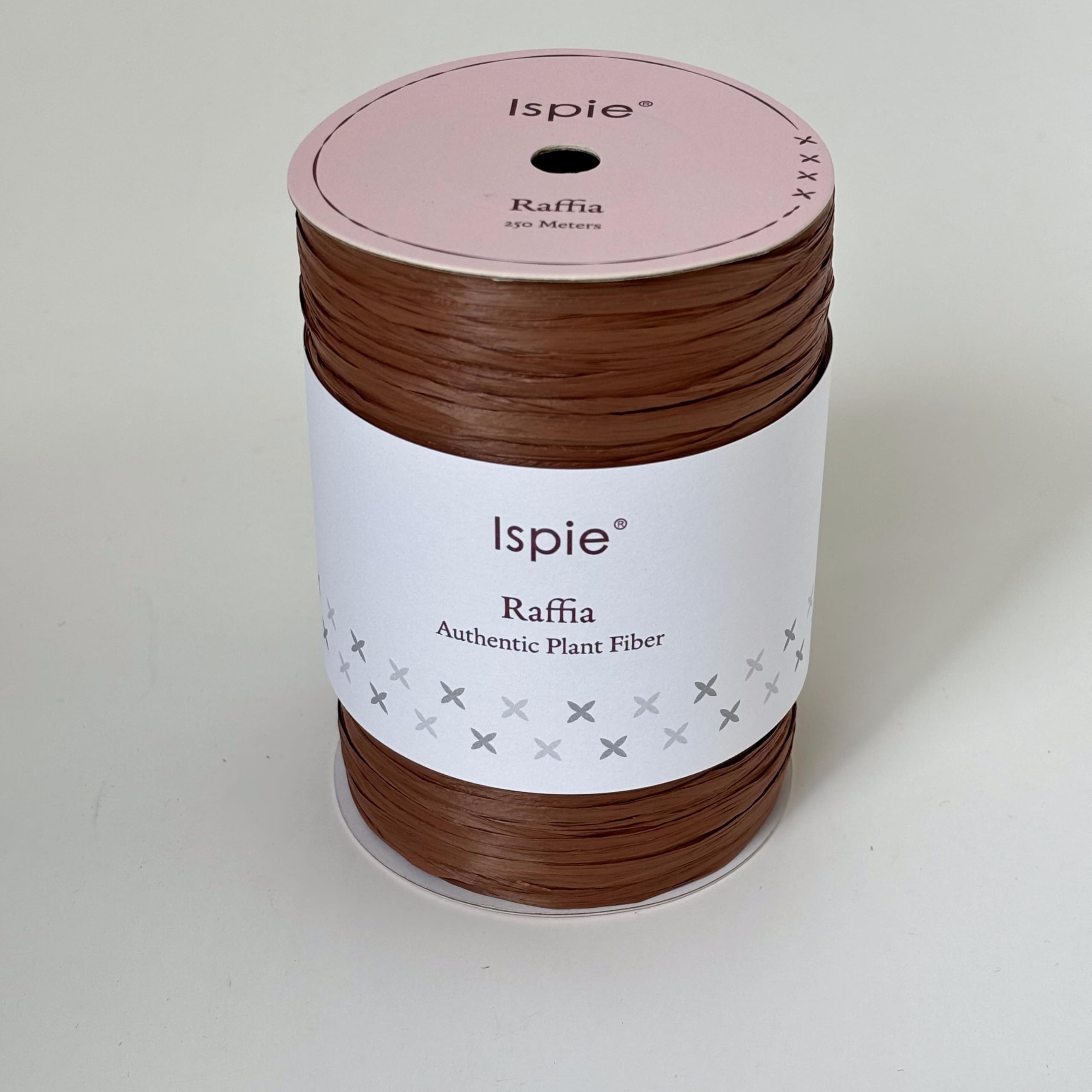 Rayon Raffia Ribbon Crochet Yarn 1/4" 100-Yard Tan