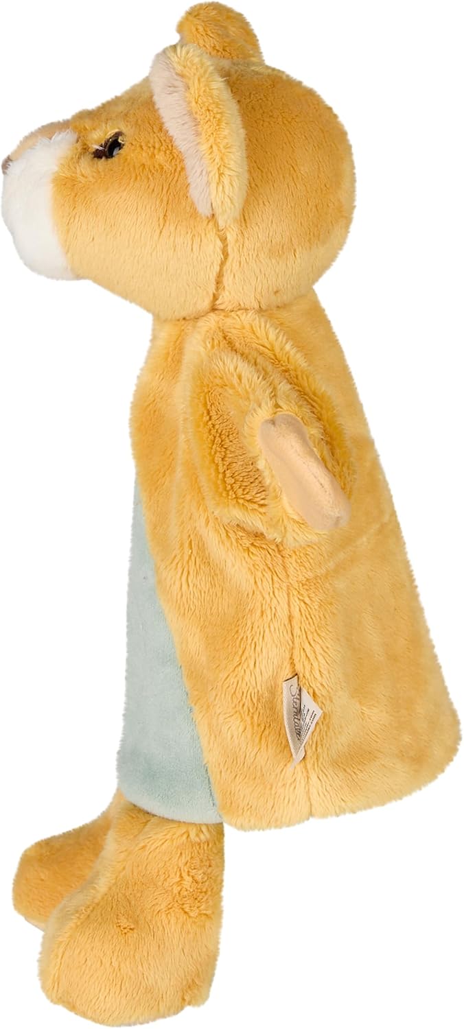 Handpuppe Löwe Leo 31cm weich und waschbar