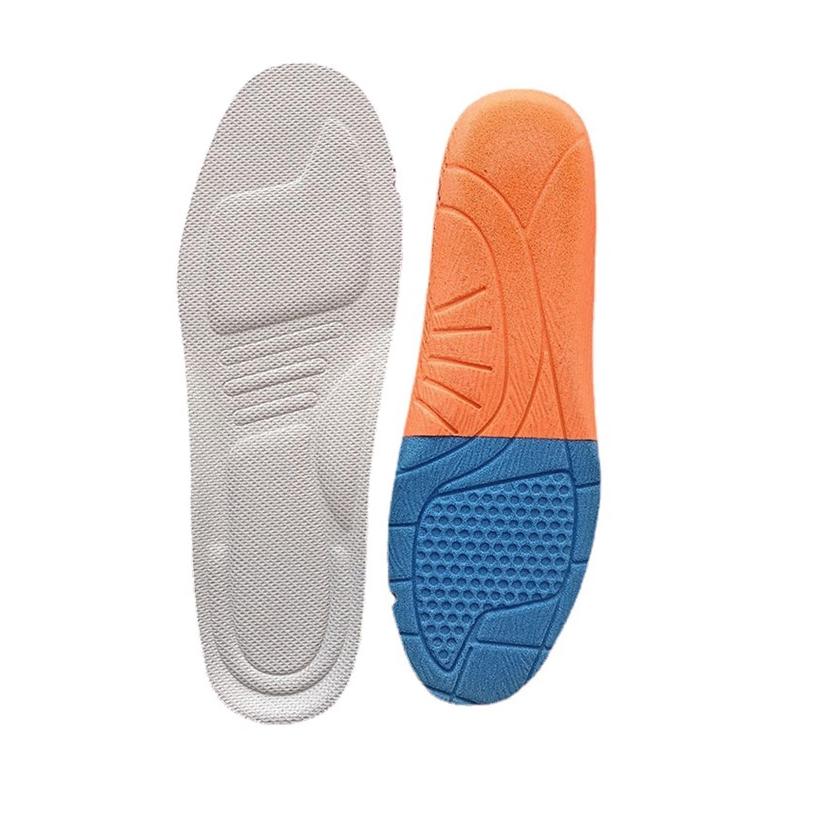 Semelle intérieure rembourrée pour courir en été avec des chaussures de sport argent 48