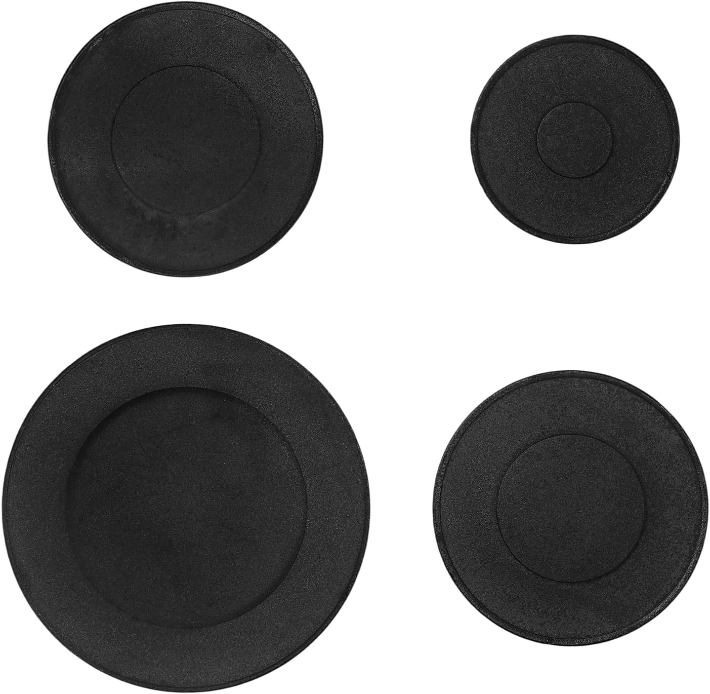4-Piece set of gas stove burner cover,Upgraded gas stove burner cover kit for SABAF Stoves,Burner caps for gas stove,Oven Gas Hob Burner Crown Flame Cap Cover, Stove Handles Lid Kit