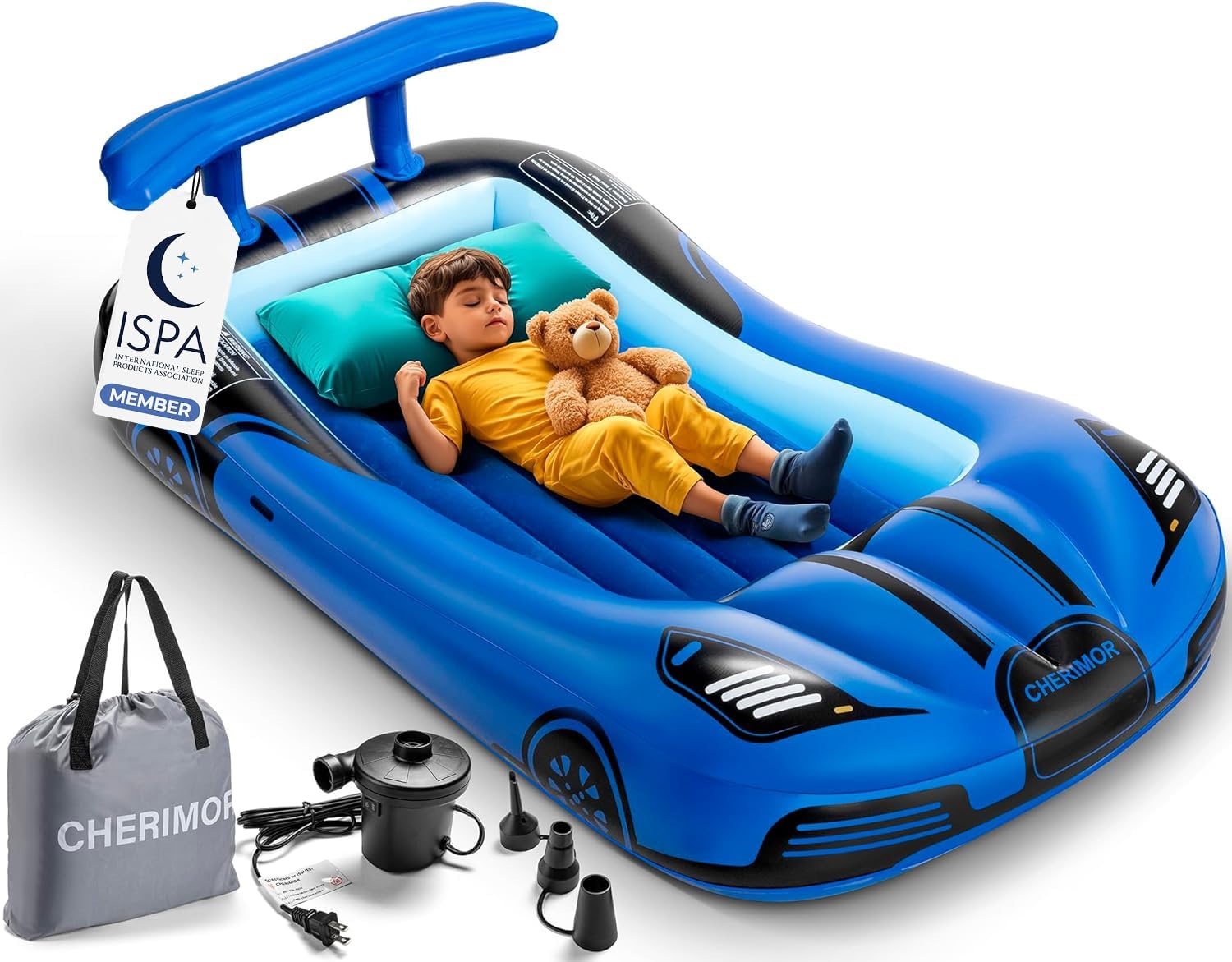 CHERIMOR Inflatable Toddler Bed