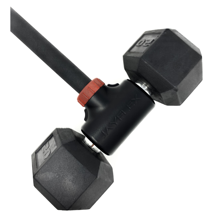 Hyperbell EZ Curl Bar Convert Dumbbells Into A Curling