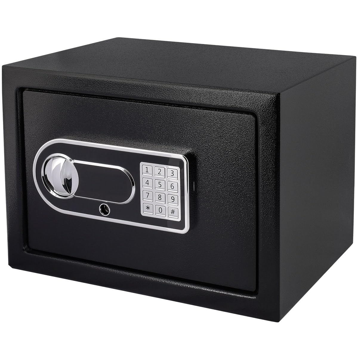 Sevico Tresor Safe Groß, Tresor mit Schlüssel Elektronischem Möbeltresor mit Zahlenschloss, Digital Wandtresor für Zuhause, Geschäft, Büro, Hotel, Geld, Dokument, Schmuck, Reisepass 25x35x25cm