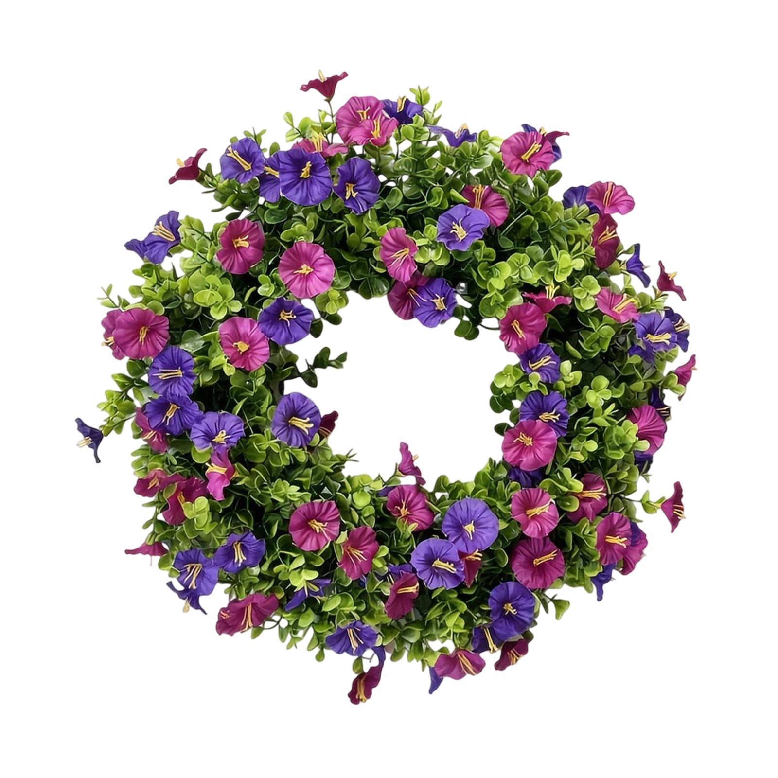 Ljhnba Multicolor Delicate Artificial Floral Arrangement In Grape Tone Hnaging Garlands Great For Themed Parties And Cafes Ambiances Grape Blossomy Party Decoration