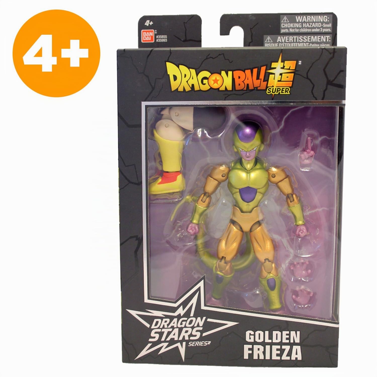 BANDAI - Dragon Ball Super - Figurina Dragon Stars 17 cm - Golden Freezer - Licenza ufficiale Dragon Ball - Figurina articolata Freezer - Giocattolo per bambini 4 anni e + - 35993