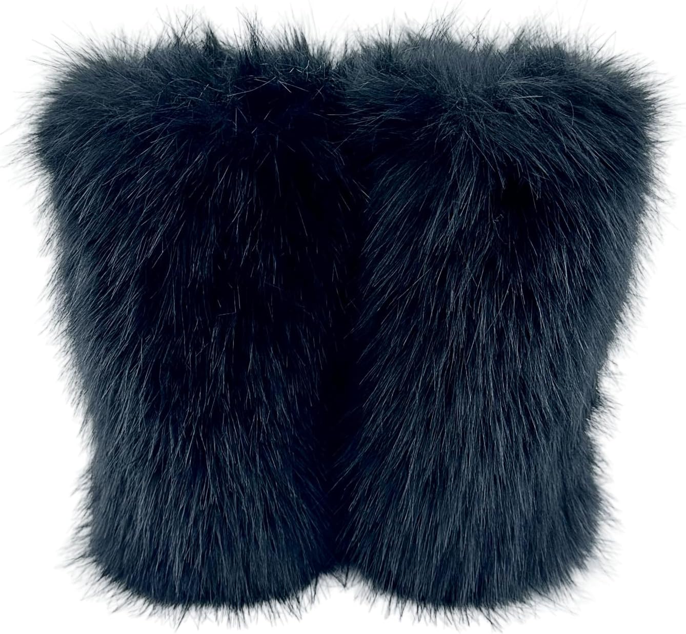 Women's Faux Fur Boots, Furry Fuzzy Mid Calf Snow Boots Y2k, Winter Warm Comfortable Fluffy Boots, Outdoor Indoor Flat Fur Shoes