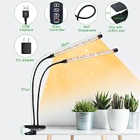 Niello 20W Kettős Fejű Növénylámpa Időzítővel, Piros/Kék/Fehér Spektrum, Flexibilis Nyak 3