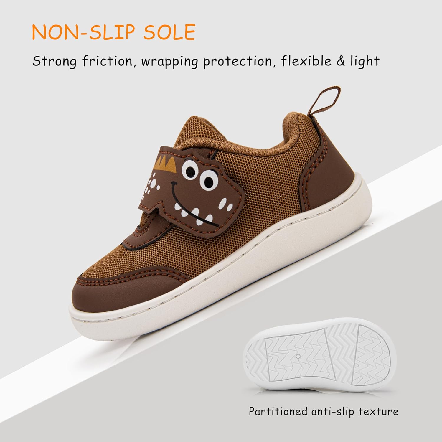 SKYWHEEL Toddler Boys Shoes Wide Barefoot Casual Walking Running Shoe for Toddlers Tennis Slip-On Cartoon Sneakers for Little Kids Comfortable Durable - Image 5