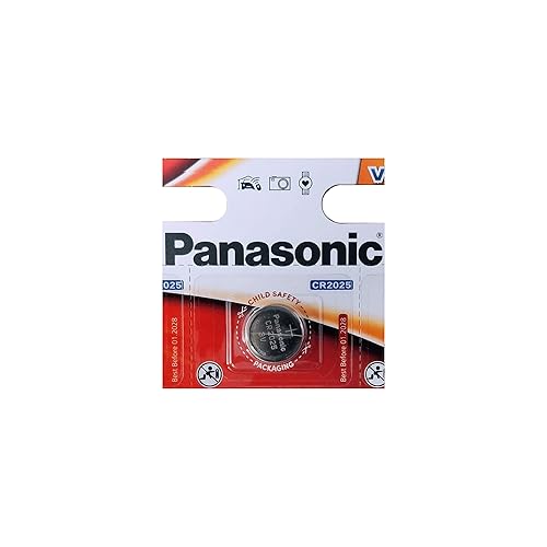 Panasonic CR2025 - Batería de litio (8 unidades)