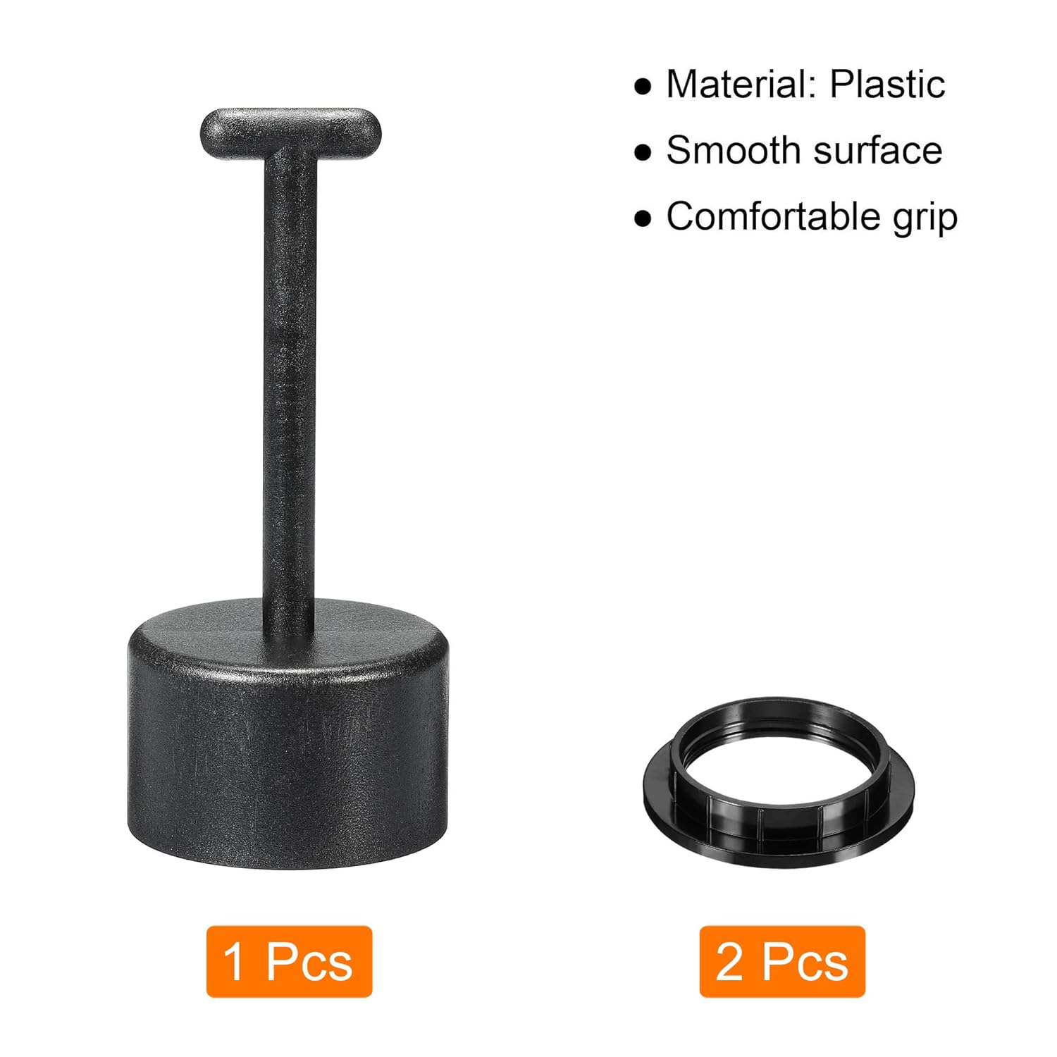 MECCANIXITY E26/E27 Socket Ring Removal Tool 12 Teeth Style with Lamp Shade Socket Rings for Medium Base, Light Replacing Accessories, Pack of 3