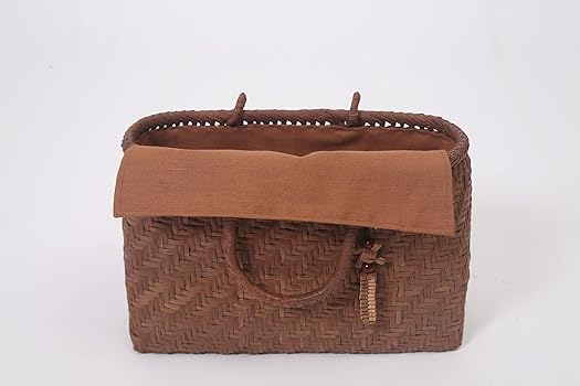 HAOJIE] 山葡萄の包みかごの包み藤の包み日本式の包み婦人の