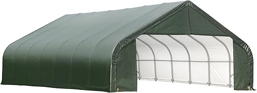 ShelterLogic 86052 Garaje 28 x 28 x 16 Peak Standard Verde