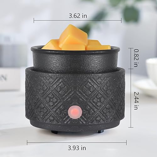 Miniatura 2 de mocosa Calentador de cera derretida para cera perfumada, calentador de cera de cerámica 3 en 1, fragancias, aceites de velas, quemador de cera de