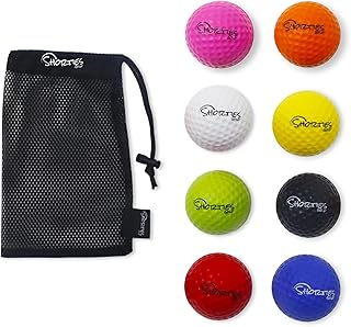 Shorties Foam Golf Practice Balls - 8 Pack