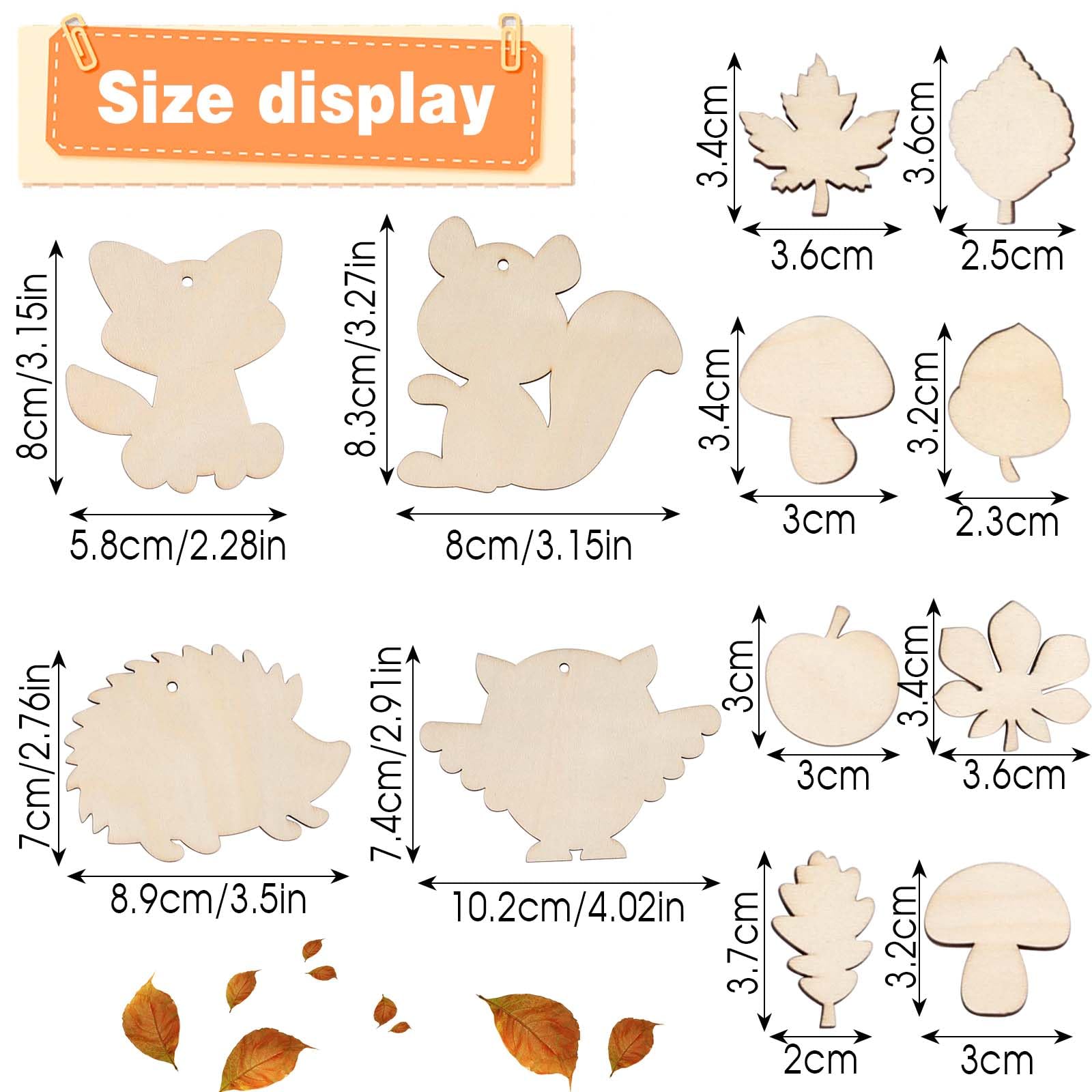 8 Pièces Ensemble D'Artisanat De Couronne D'Automne, Kits De