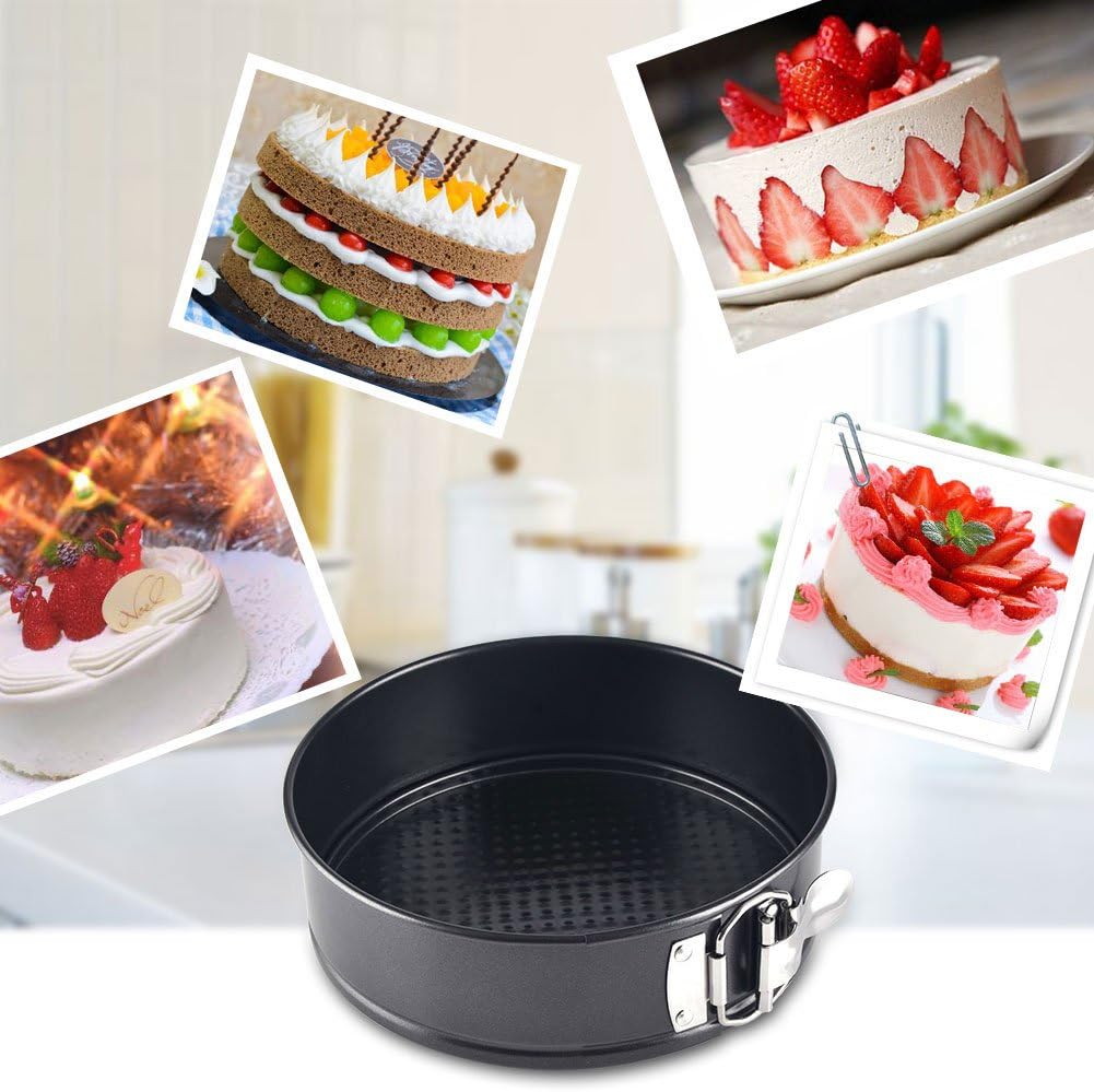 7 inch Springform Pan, Alotpower Non-Stick Cake Pan Bakeware Cheesecake Pan Leakproof Cake Pan with Removable Bottom for Instantpot Pressure Cooker or Oven
